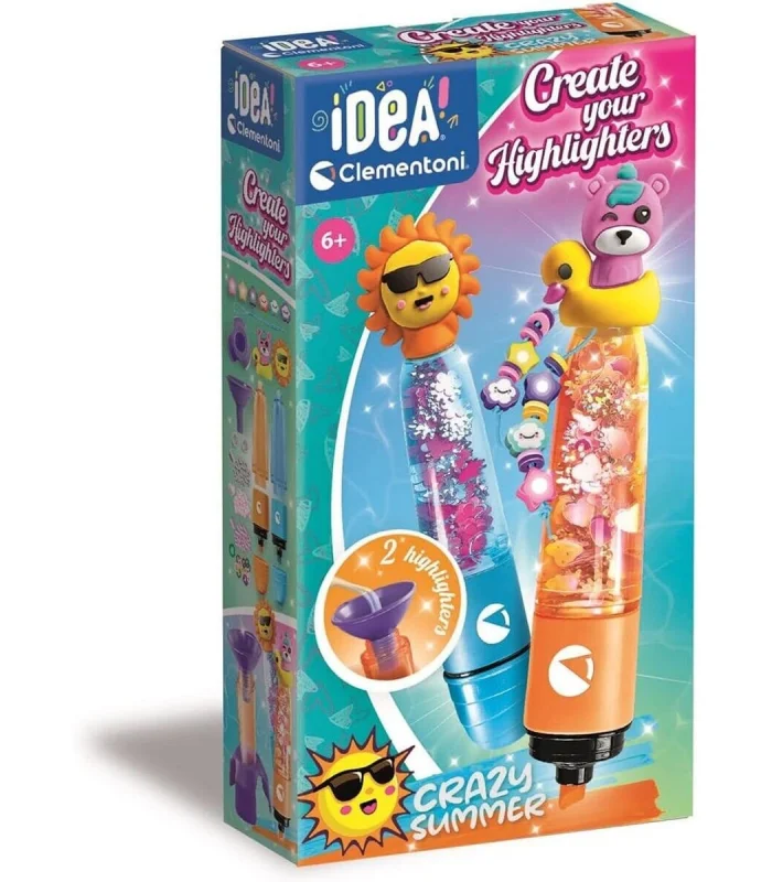 18130 Idea Clemetoni - Fosforlu Kalem Tasarım Seti - Çılgın Yaz