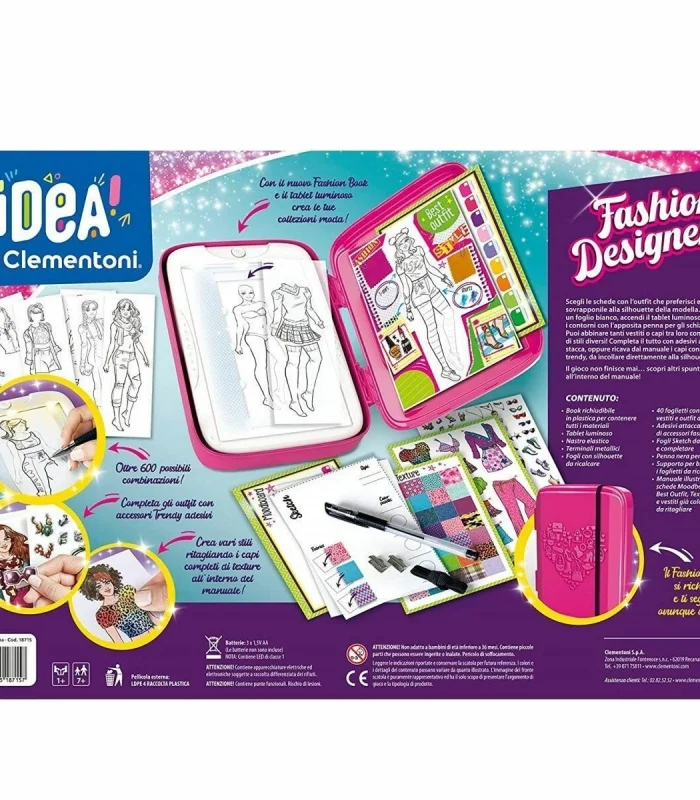 18776 Clementoni Idea Moda Tasarımcısı +7 yaş