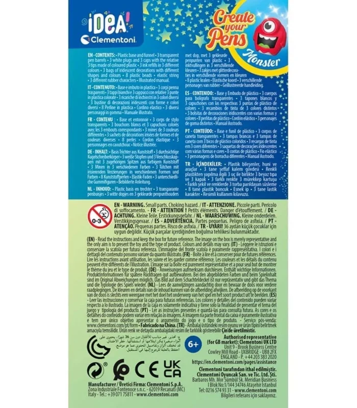 18828 Idea Clemetoni - Mini Kalem Laboratuvarı - Canavarlar