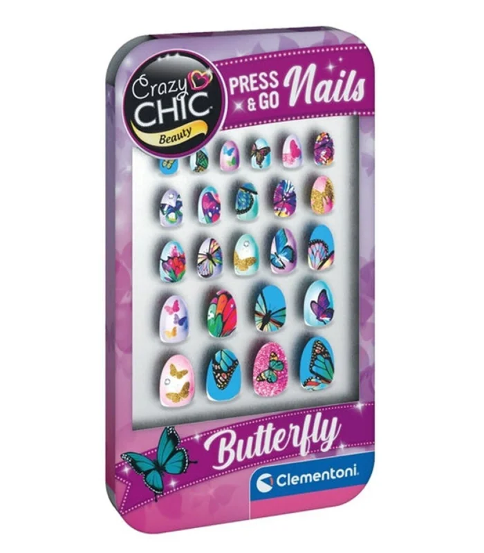 18898 Crazy Chic - Tak ve Git Tırnaklar - Kelebek