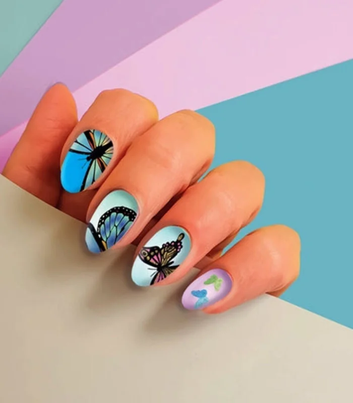 18898 Crazy Chic - Tak ve Git Tırnaklar - Kelebek