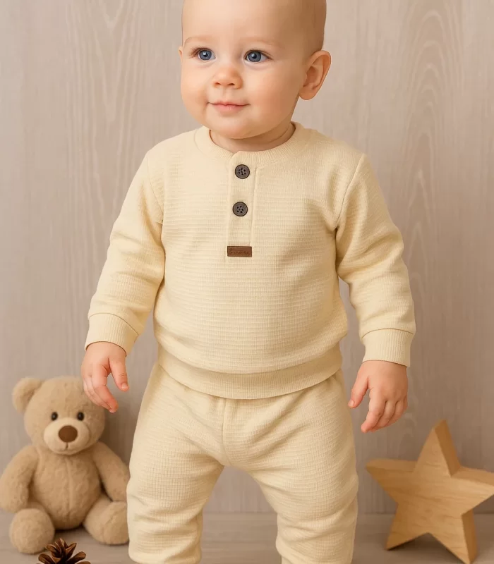 2 Li Erkek Bebek Takım % 100 Pamuk