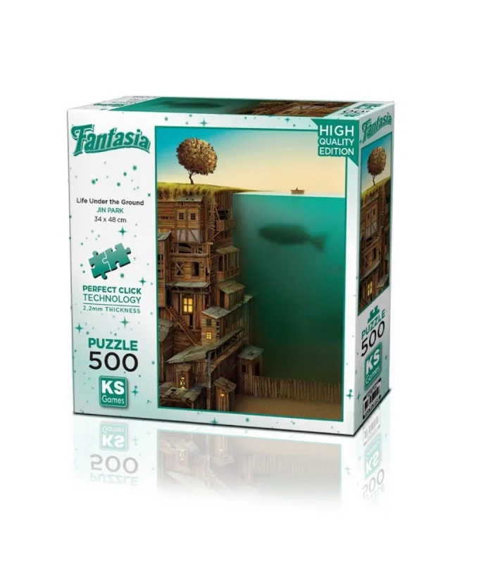 20045 Yer Altında Yaşam 500 Parça Puzzle -KS Puzzle