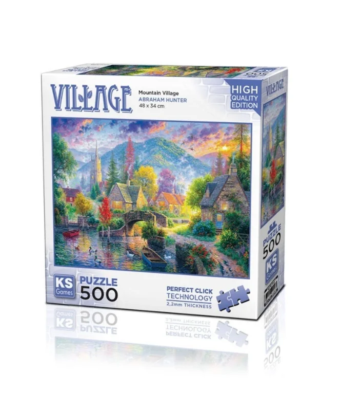 20046 Mountain Village 500 Parça Puzzle -KS