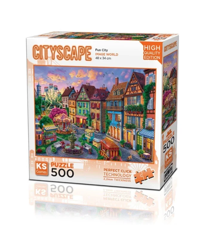 20047 Fun City 500 Parça Puzzle -KS