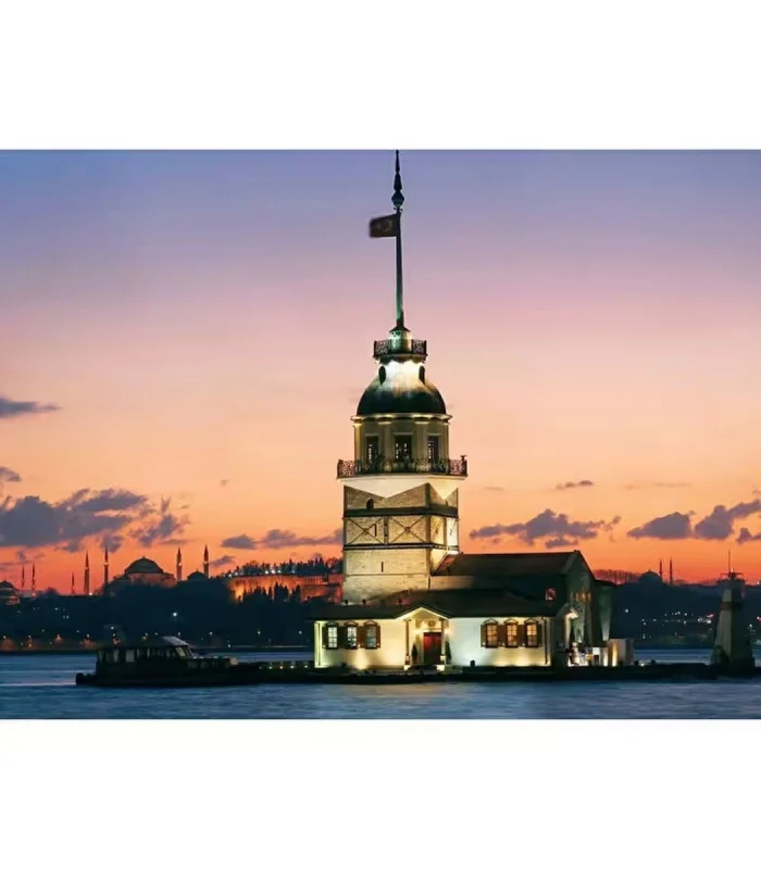 20059 Kız Kulesi Gün İstanbul 500 Parça Puzzle -KS Puzzle