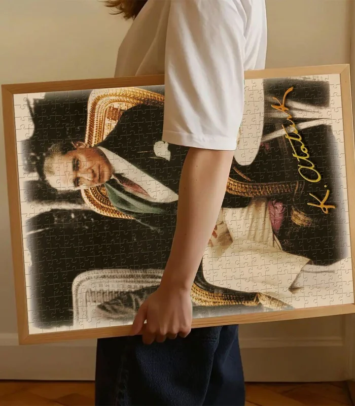 20060 Kahve İçen Atatürk 500 Parça Puzzle -KS Puzzle