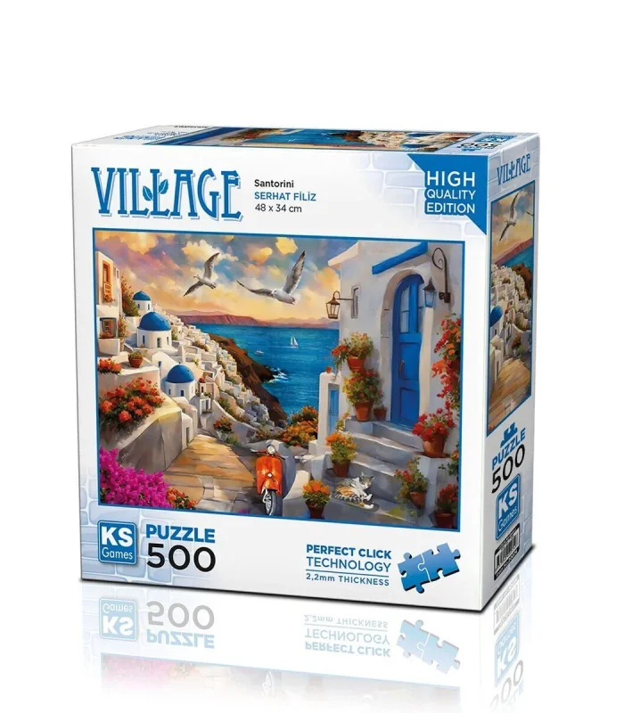 20074 PUZZLE 500 Santorini