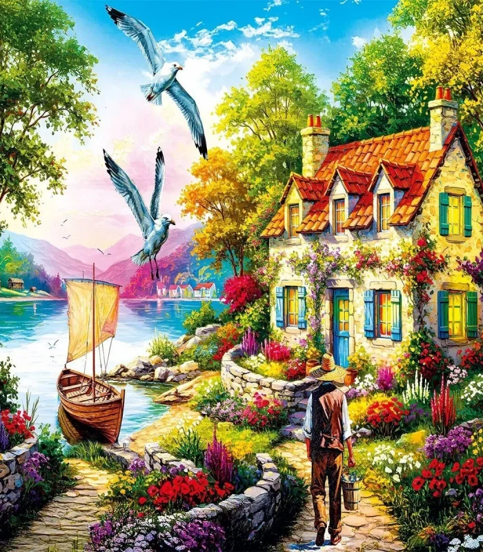 20084 PUZZLE 500 AN OLD TALE BY THE LAKE