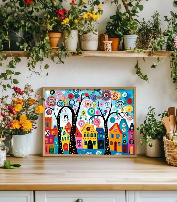 20085 PUZZLE 500 CANDY TREE TOWN