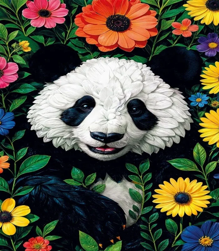 20088 PUZZLE 500 BLOSSOMİNG PANDA