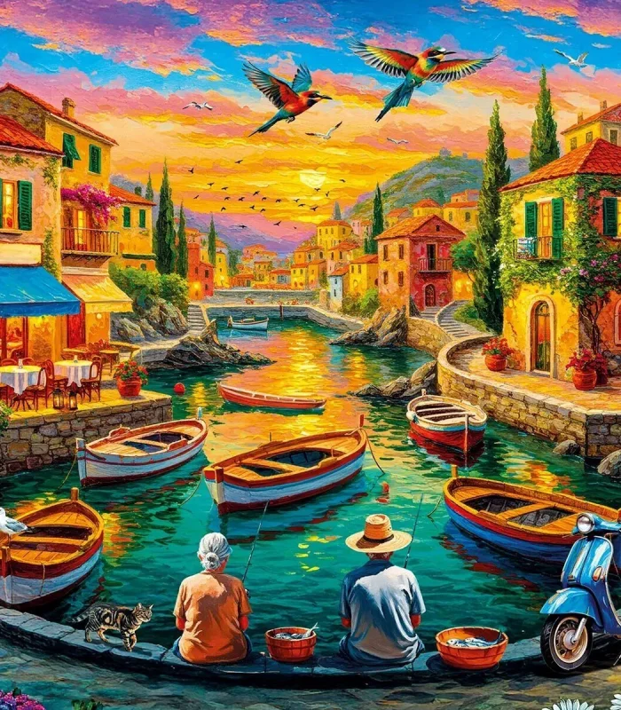 20089 PUZZLE 500 THE SİLENT TALE OF FİSHERMAN