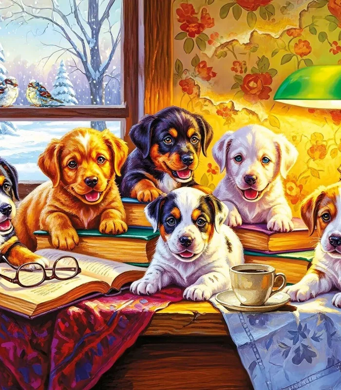 20091 PUZZLE 500 LİTTLE PAWS