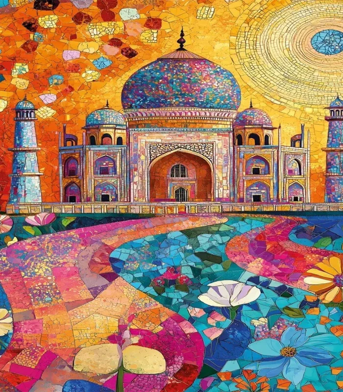 20092 PUZZLE 500 MOSAİC TAJ