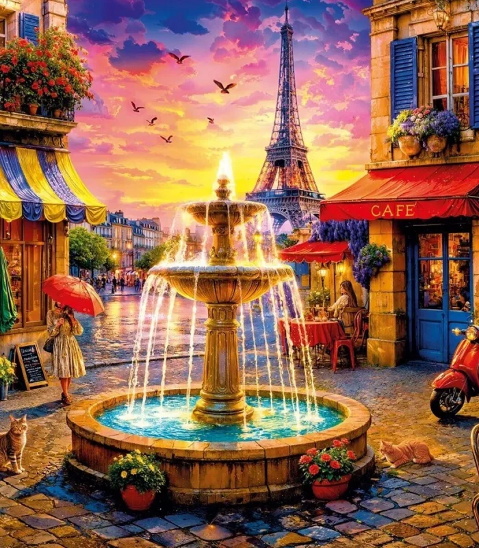 20094 PUZZLE 500 PARİS SQUARE