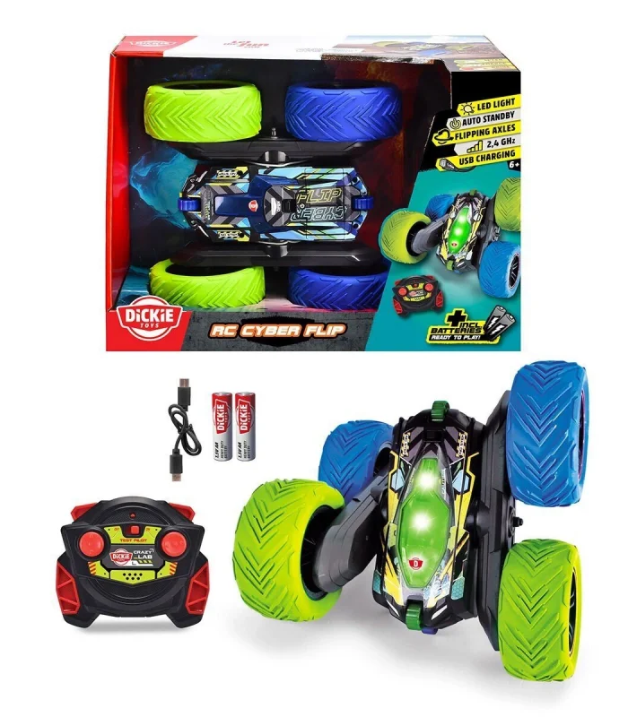 201105010 RC Dickie Uzaktan Kumandalı Akrobatik Cyber Flip Araç