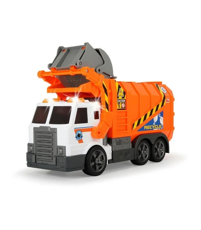 203308369 Dickie Garbage Truckfree wheel light sound B/O lifting fork wt