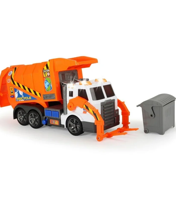 203308369 Dickie Garbage Truckfree wheel light sound B/O lifting fork wt