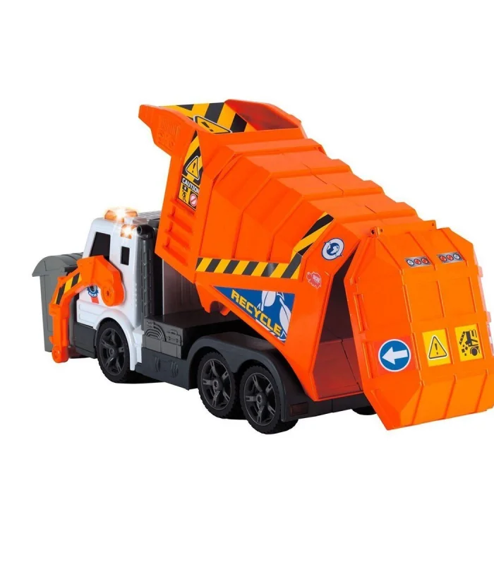 203308369 Dickie Garbage Truckfree wheel light sound B/O lifting fork wt