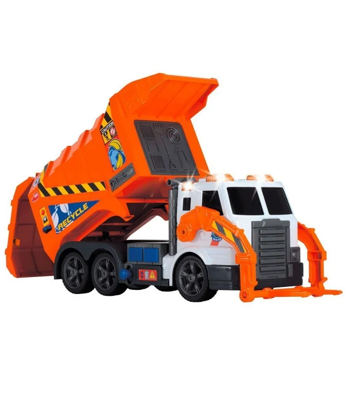 203308369 Dickie Garbage Truckfree wheel light sound B/O lifting fork wt