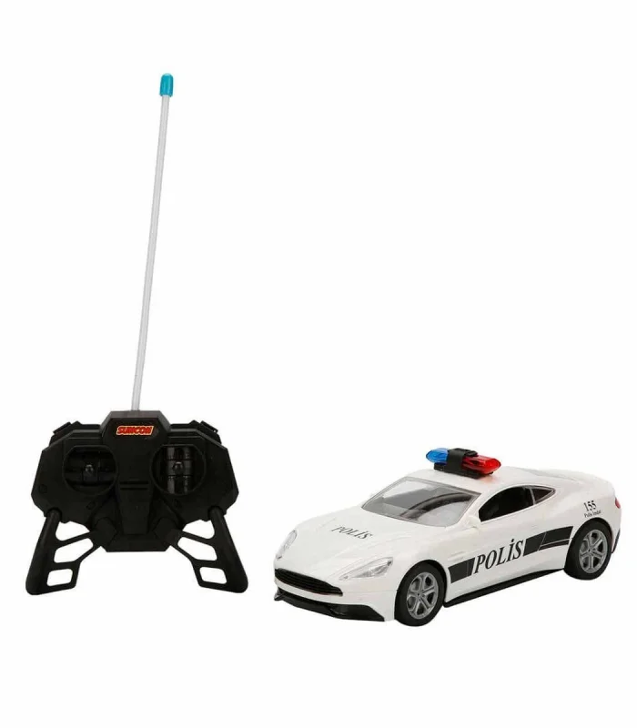 20357 Uzaktan Kumandalı Suncon Işıklı Polis Arabası 21 cm