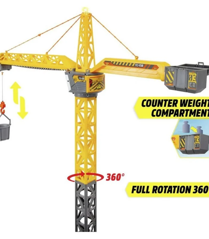 203729023 RC Titan Crane2 4 GHz left right up down 360°rotatable trolley