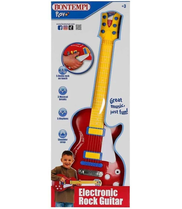 2045831 SUN-BNT-GİTAR ELEKTRONİK TUŞLU TELLİ ASKILI KRMZ