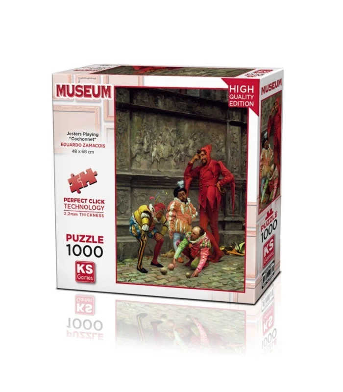20662 Jesters Playing Cochonnet 1000 Parça Puzzle -KS Puzzle