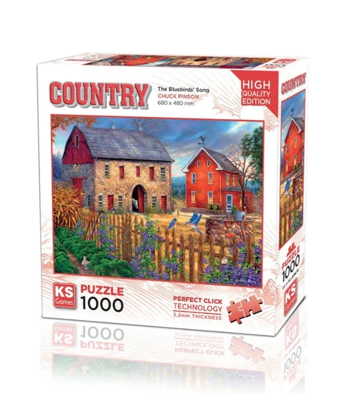 20676 The Bluebirds Song 1000 Parça Puzzle -KS Puzzle