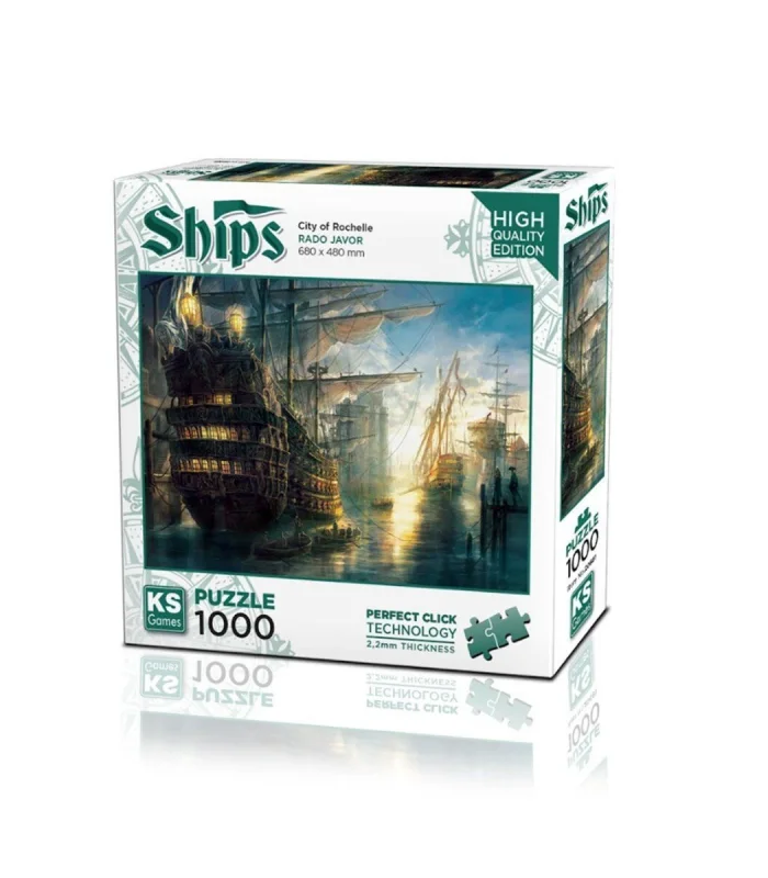 20681 Rochelle Şehri 1000 Parça Puzzle -KSPuzzle