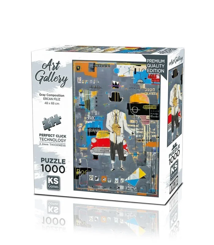 20684 PUZZLE 1000 Gray Composition