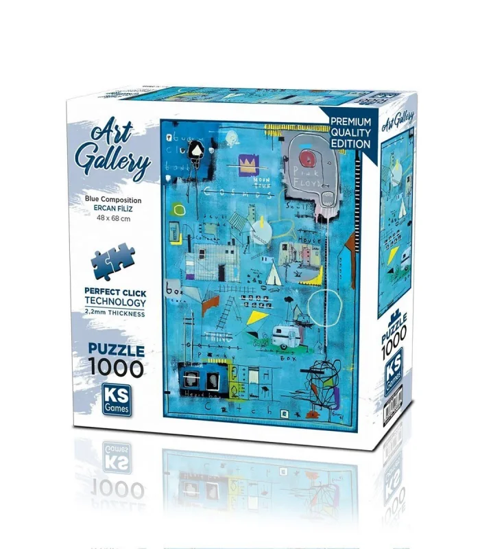 20685 PUZZLE 1000 Blue Composition