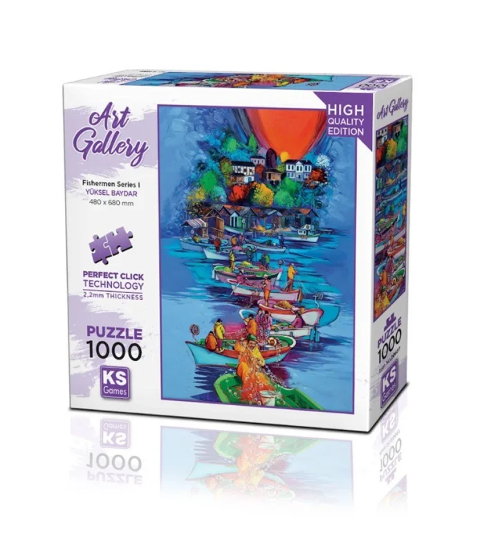 20687 Fishermen Series I  1000 Parça Puzzle  -KSPuzzle