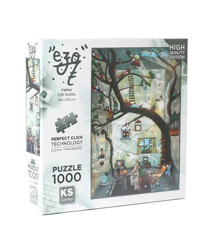 20731 Father-Ezo Sunal 1000 Parça Puzzle -KS Puzzle