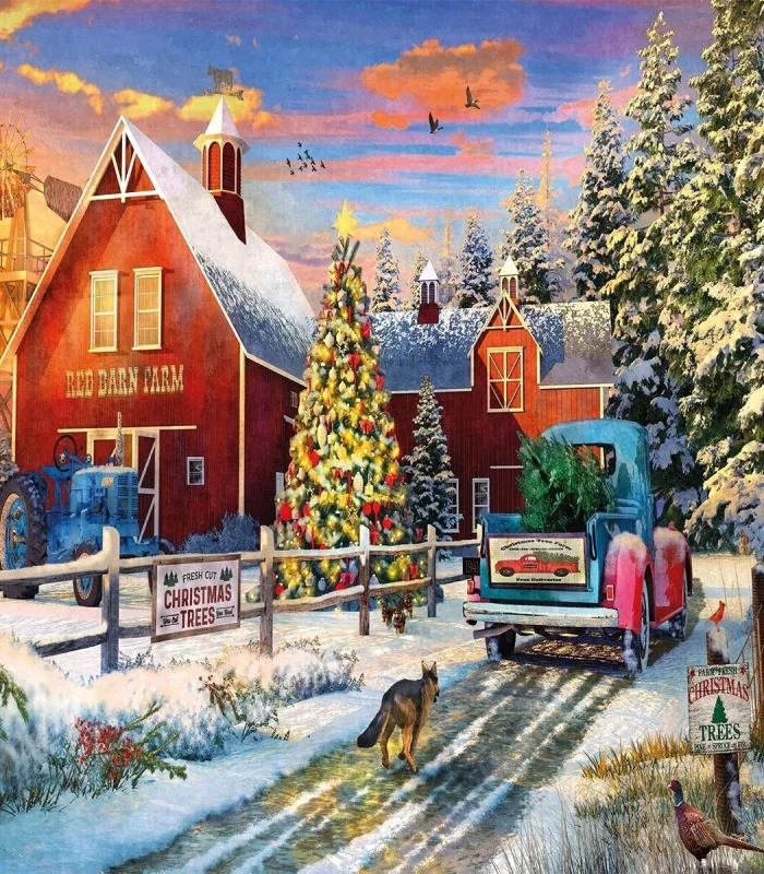 20753 PUZZLE 1000 Red Barn Farm