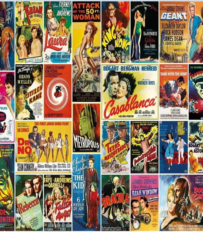 20759 PUZLE 1000 VİNTAGE MOVİE POSTERS