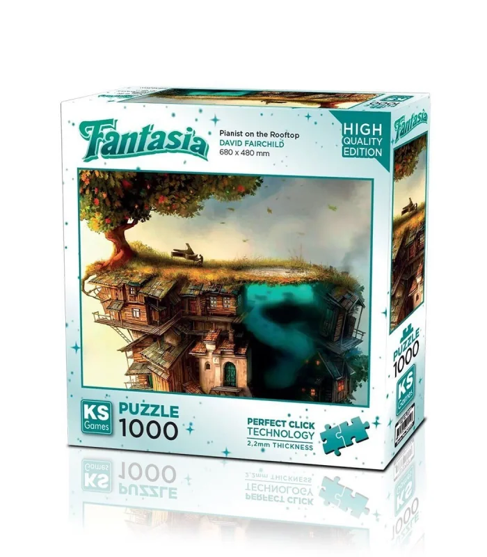 20777 PUZZLE 1000 PLANİST ON THE ROOFTOP