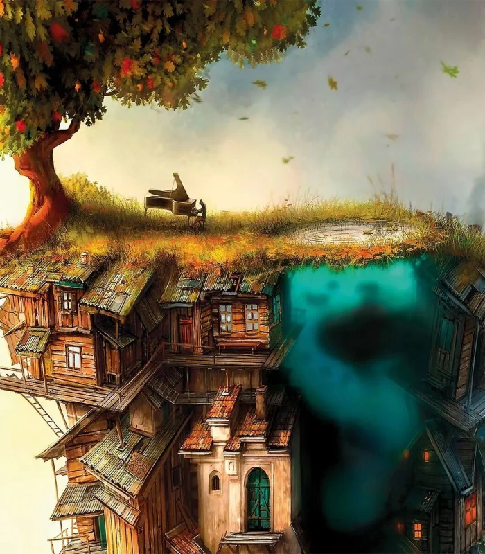 20777 PUZZLE 1000 PLANİST ON THE ROOFTOP