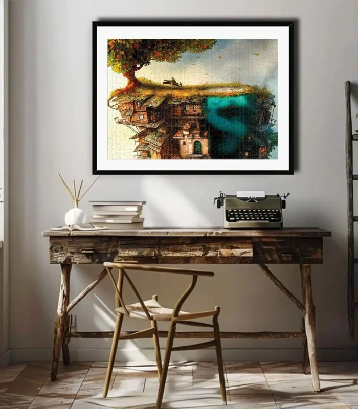 20777 PUZZLE 1000 PLANİST ON THE ROOFTOP