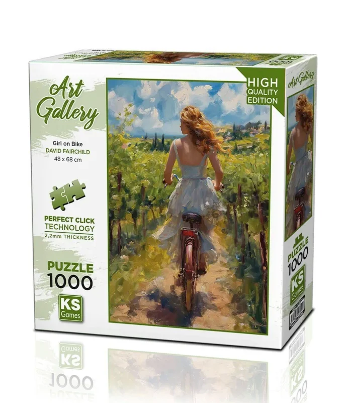 20789 PUZZLE 1000 GİRL ON BİKE