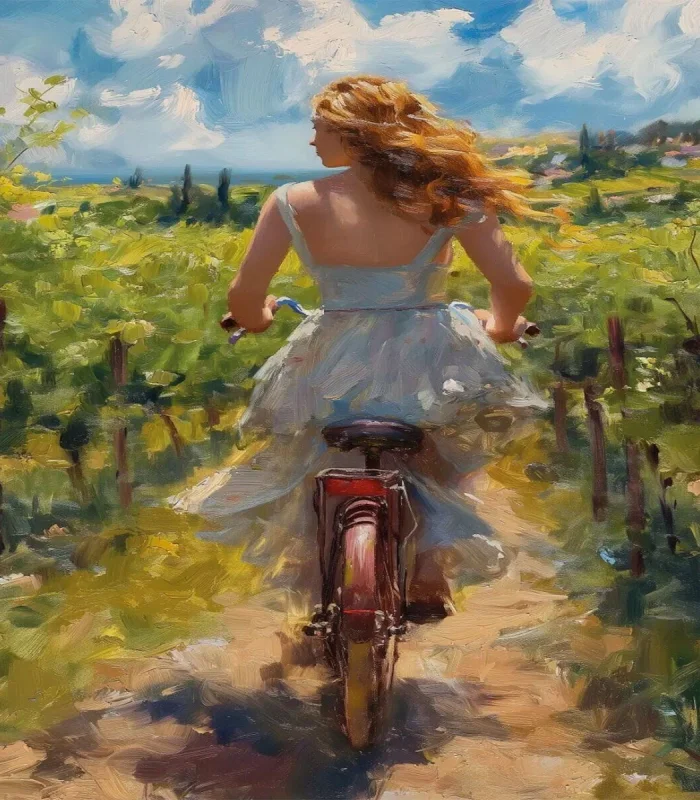 20789 PUZZLE 1000 GİRL ON BİKE