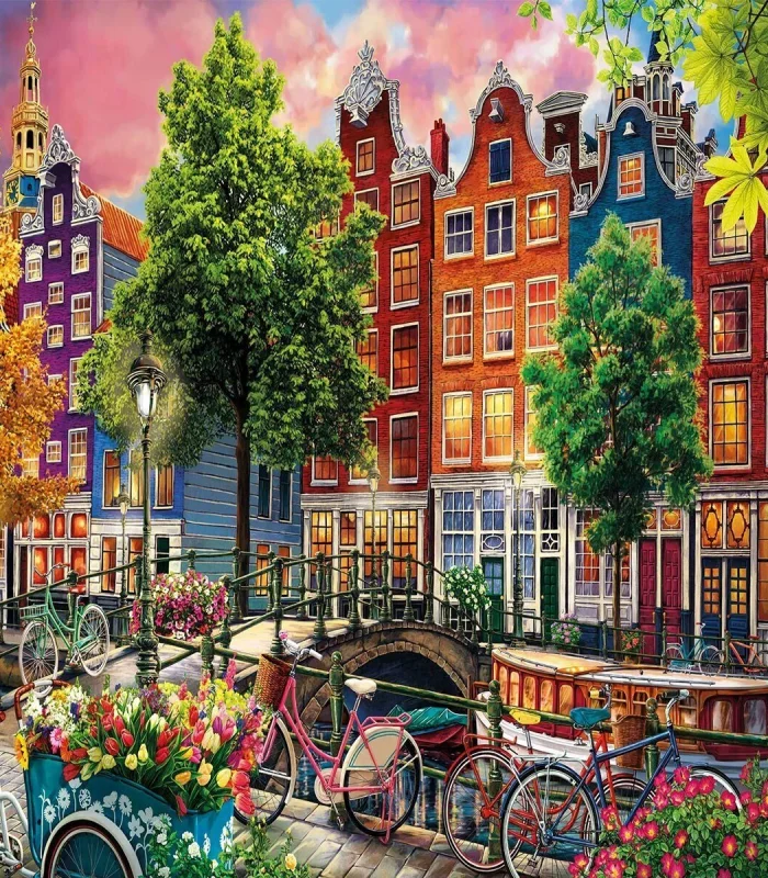 20793 PUZZLE 1000 BEAUTİFUL SUNSET İN AMSTERDAM