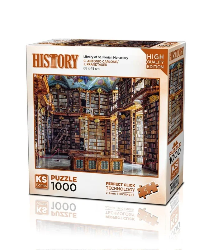 20801 PUZZLE 1000 LİBRARY OF ST.FLORİAN MONASTERY