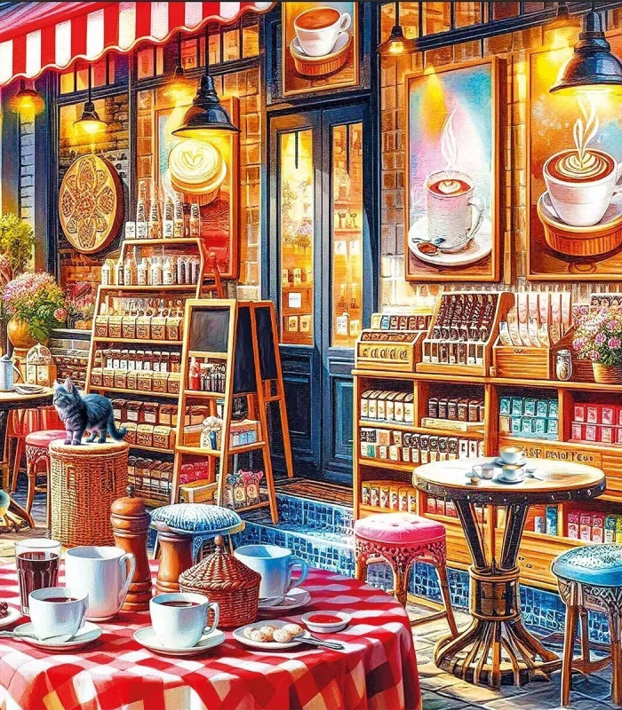 20809 PUZZLE 1000 KAHVE COFFEE STORE