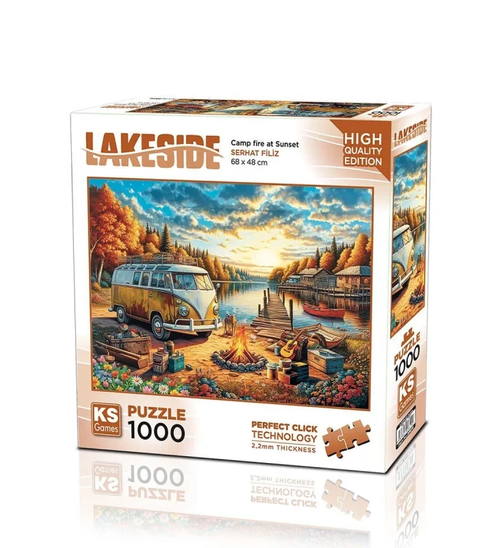 20810 PUZZLE 1000 VOS VOS CAMP FİRE ST SUNSET
