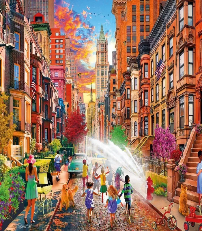 20813 PUZZLE 1000 Hot Summer Days NYC