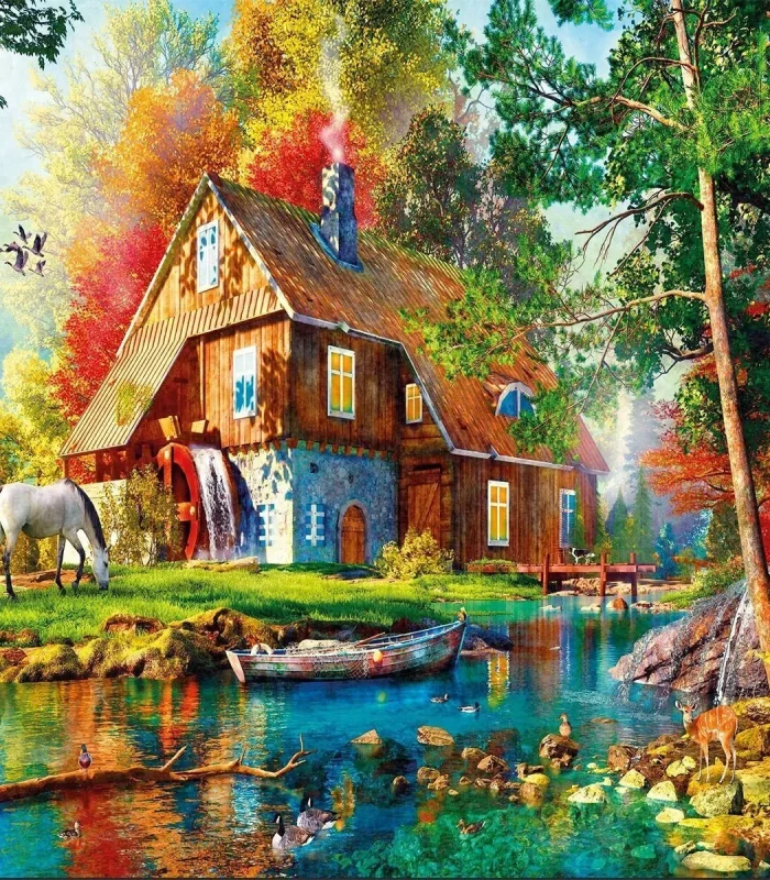 20816 PUZZLE 1000 Autumn Watermill