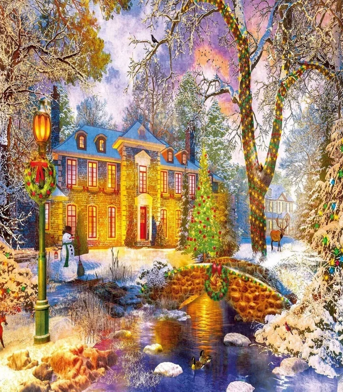 20819 PUZZLE 1000 The Festive Mansion