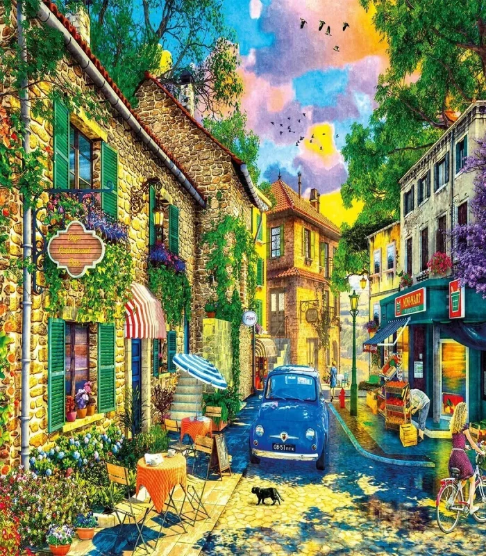 20820 PUZZLE 1000 Village in the Med