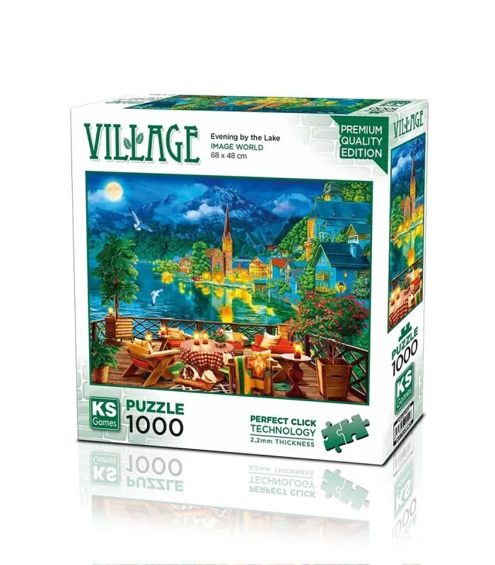 20821 PUZZLE 1000 Evening by the Lake in Hallstatt